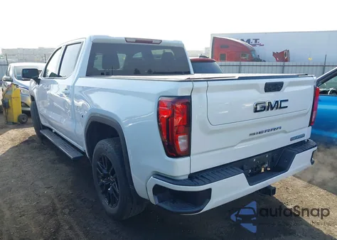 2022 GMC Sierra 1500 2Wd Short Box Elevation from USA, damaged, VIN 3GTPHCEK4NG501236